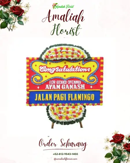 Sewa Papan Bunga Tebing